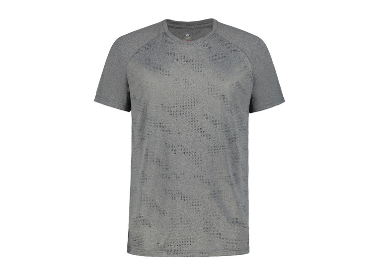 Ruka Muukko print sport T-shirt grijs heren