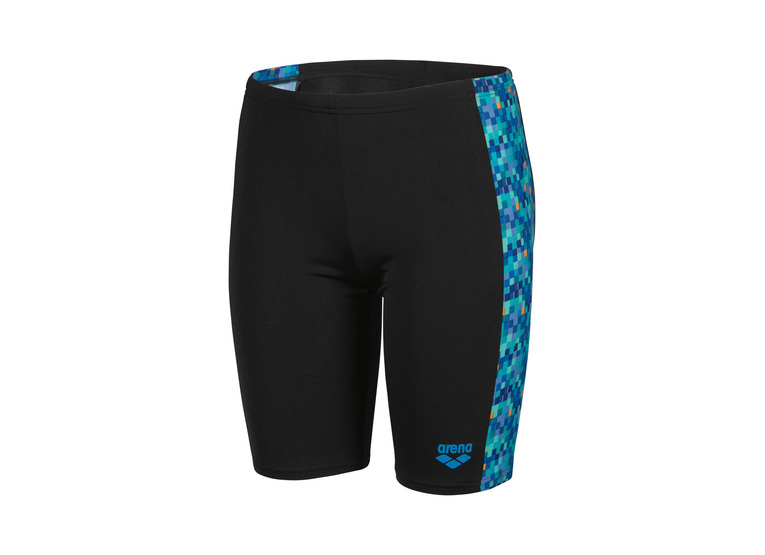 Arena  Pooltiles Swim Jammer zwart/blauw multi KIDS