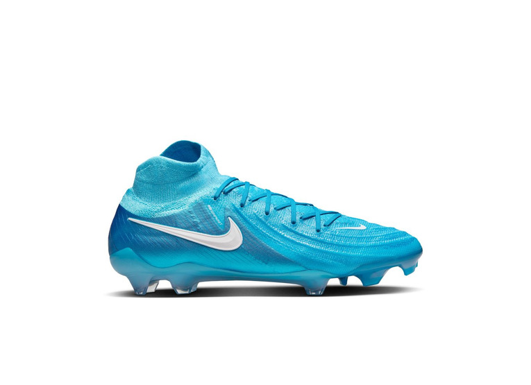 Nike Phantom Luna 2 elite high-top voetbalschoen blue fury/wit