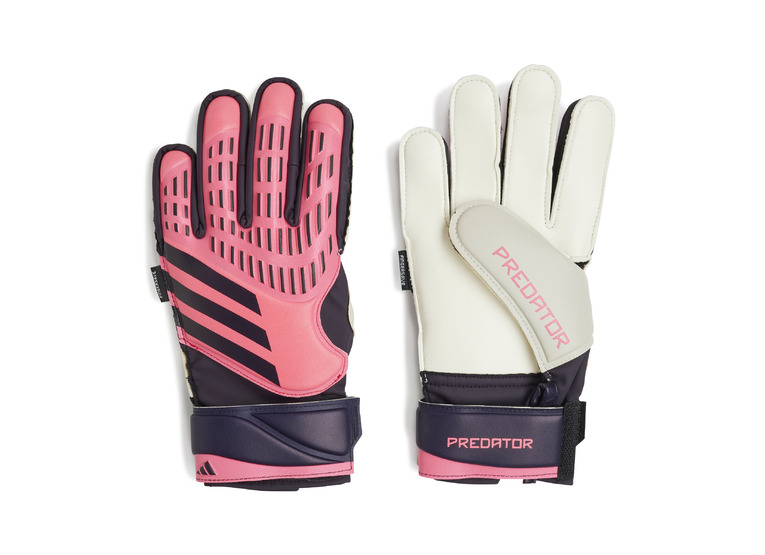 Adidas Jr. Predator Match Fingersave Keepershandschoen turbo/aurora zwart KIDS