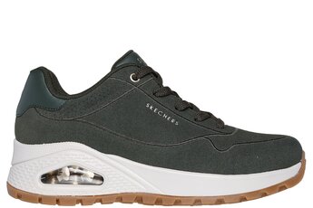 Skechers Uno Rugged chillproof sneaker olijfgroen dames