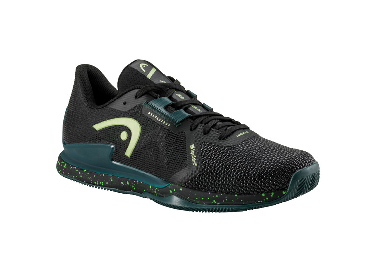 Head Sprint Pro 3.5 SF Clay tennisschoen zwart/fluo groen heren