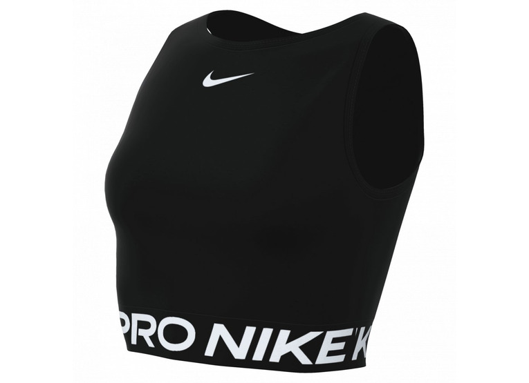 Nike Pro Dri-FIT korte tanktop zwart dames