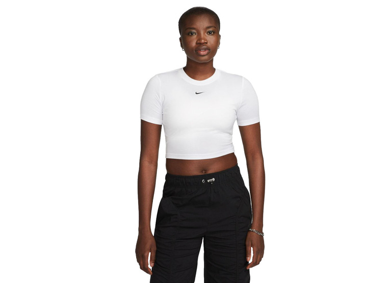 Nike Sportswear Essential kort T-shirt wit dames