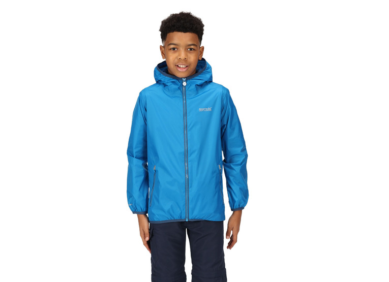 Regatta lever II waterproof packaway jacket indigo blauw KIDS