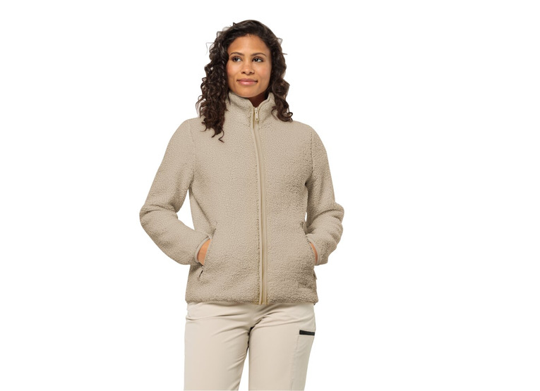 Jack Wolfskin High Curl fleece jacket anis dames