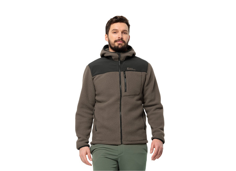 Jack Wolfskin Kammweg Pile FZ fleecejack cold coffee heren