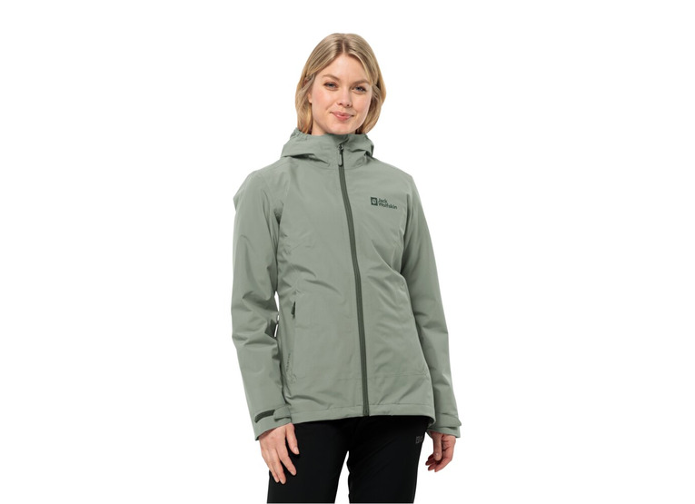 Jack Wolfskin Moonrise 3in1 jacket mint leaf dames