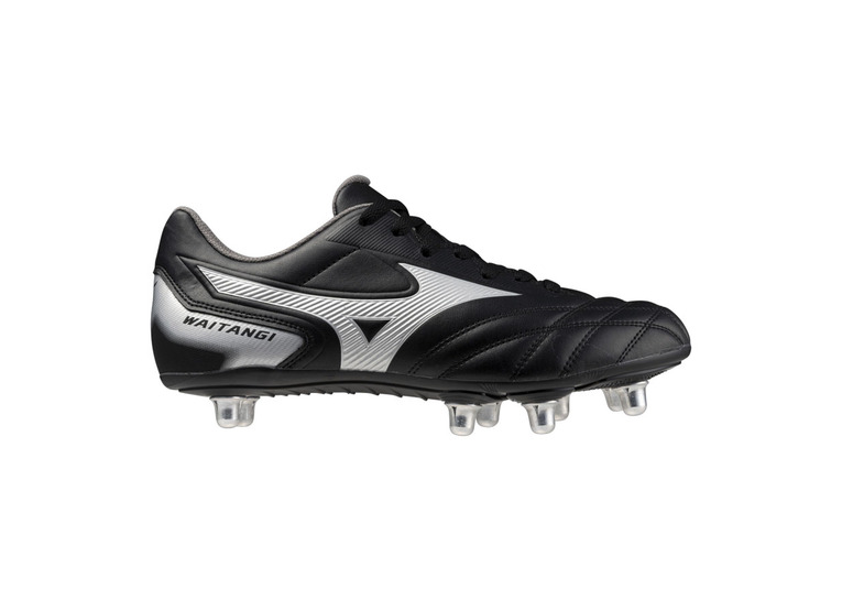 Mizuno Waitangi II CL rugbyschoen zwart/zilver