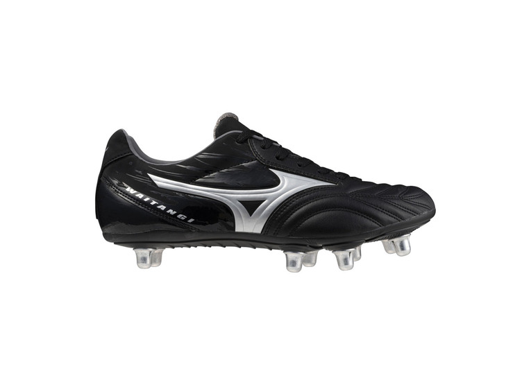 Mizuno Waitangi PS rugbyschoen zwart/zilver