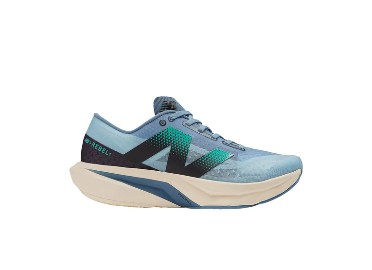 New Balance FuelCell Rebel v4 loopschoen heron blue/chrome blue heren