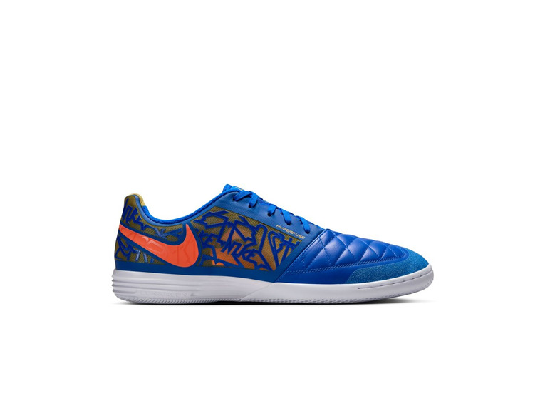 Nike Lunargato II IC voetbalschoen racer blue/oranje