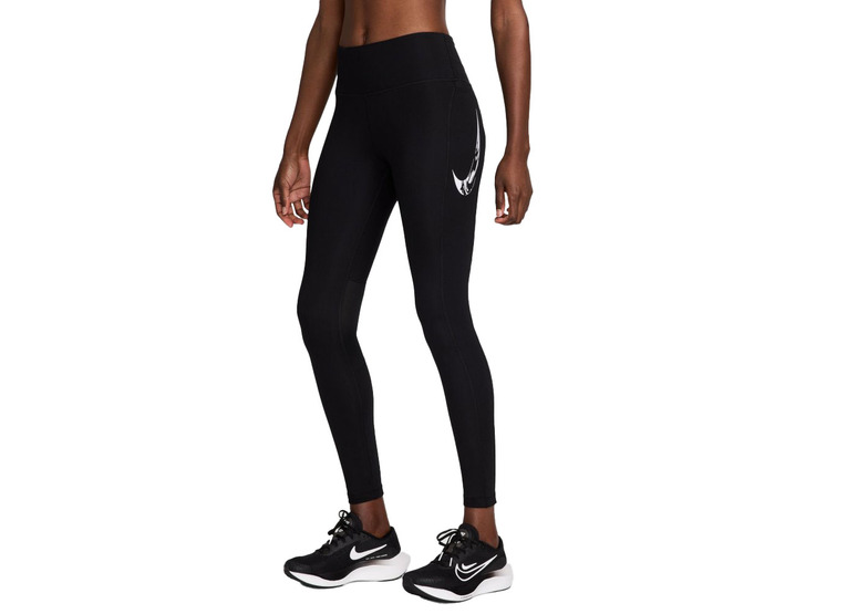 Nike Fast 7/8 hardlooplegging met halfhoge taille zwart dames