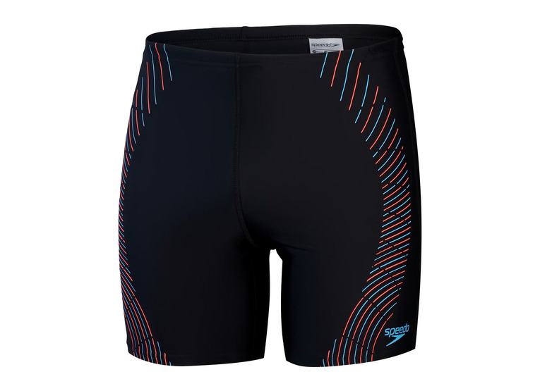 Speedo Duo Logo Print jammer zwart/blauw heren