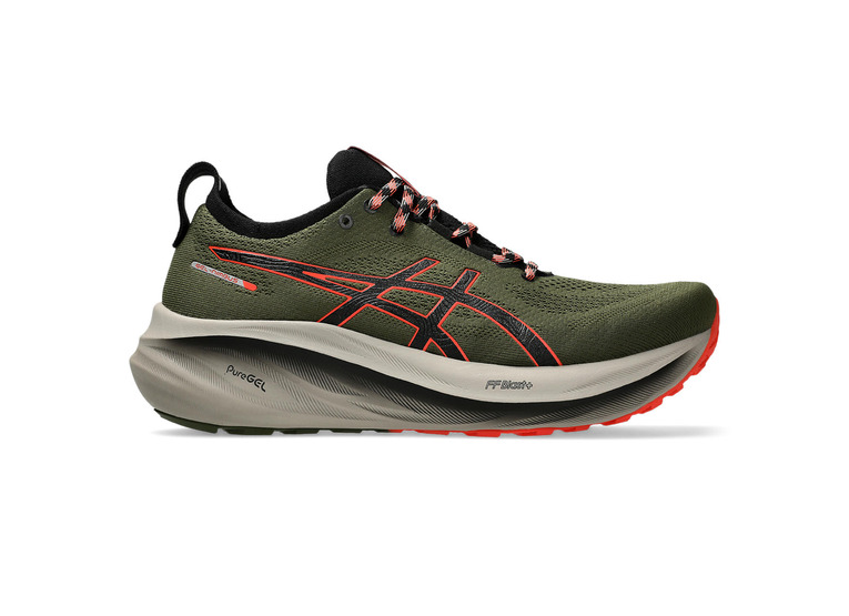 Asics Gel-Nimbus 26 TR loopschoen nature bathin/red snapper heren