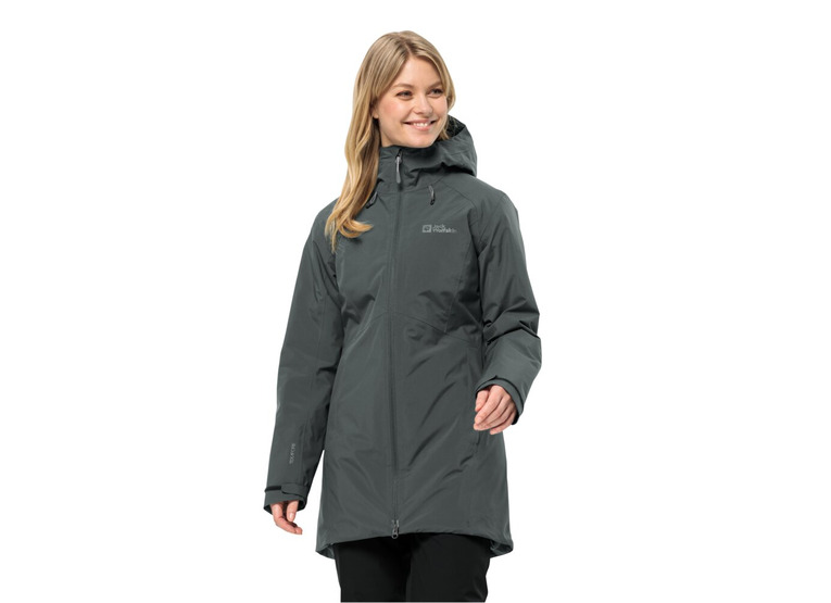 Jack wolfskin Heidelstein insulated winterjas slate green dames