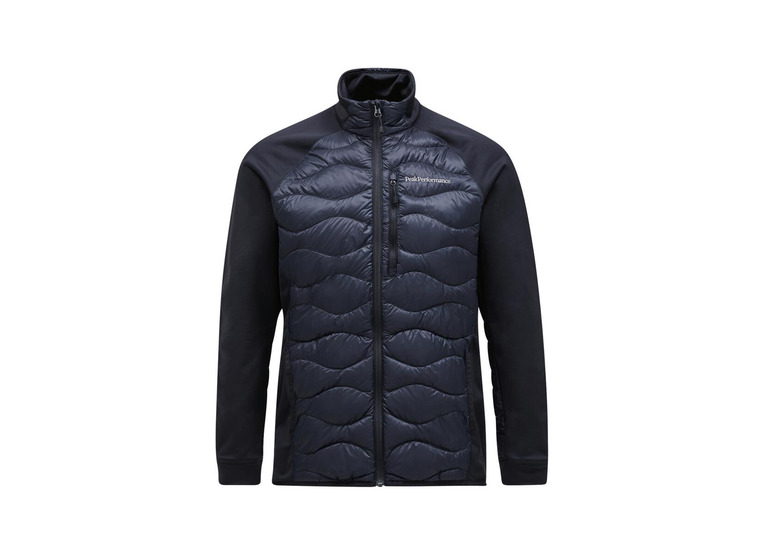 Peak Performance helium down hybrid jacket zwart heren