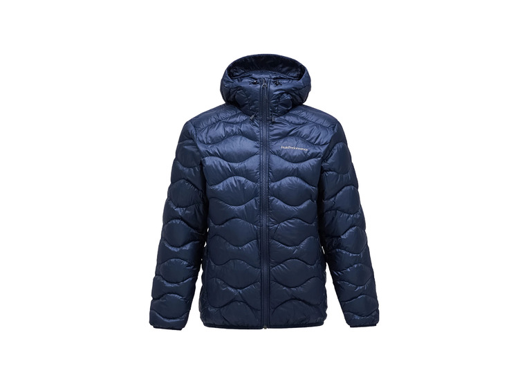 Peak Performance Helium down hood jacket blue shadow heren