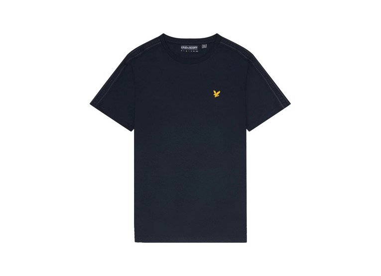 Lyle & Scott Sports tape T-shirt dark navy heren