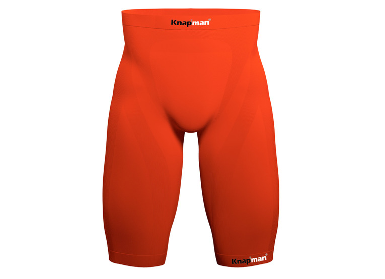 Knap'man Zoned Compression Short USP 45% oranje heren