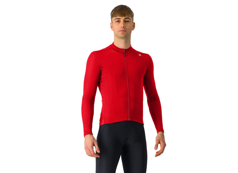 Castelli Espresso Thermal jersey rich red heren