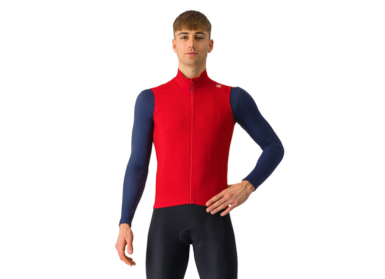 Castelli Espresso vest rich red heren