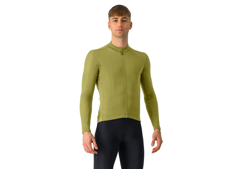 Castelli Espresso Thermal Jersey sage/deep green heren