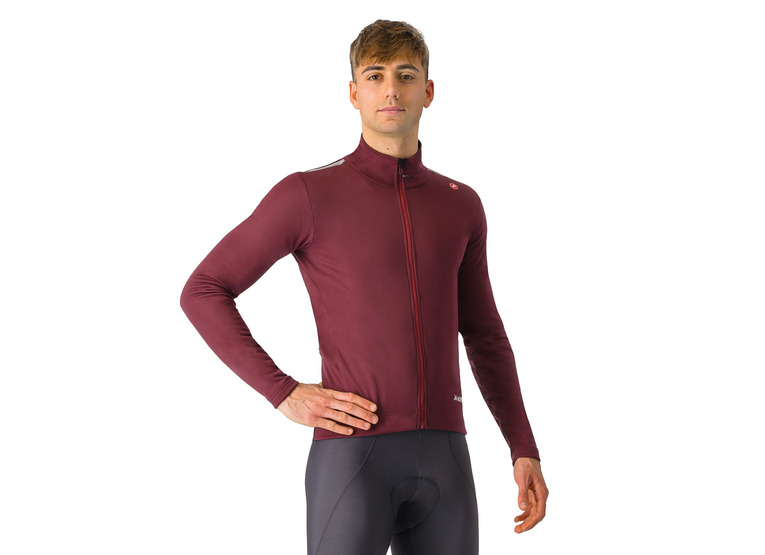 Castelli Espresso air jacket deep bordeaux heren