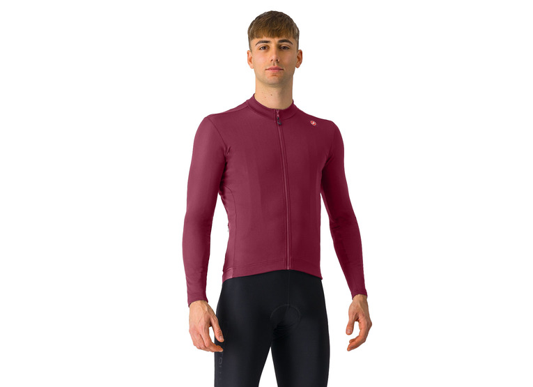 Castelli Espresso Thermal Jersey deep bordeaux heren