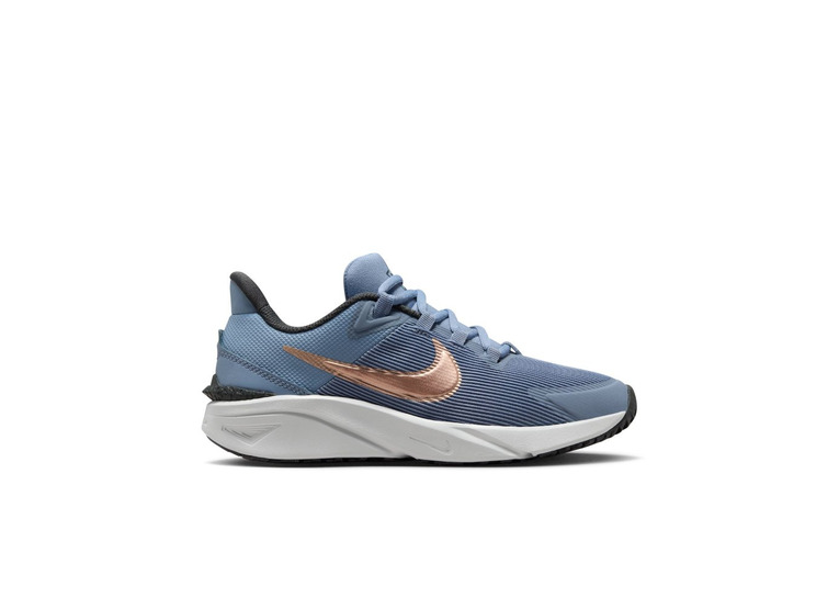 Nike Star runner 4 loopschoen ashen slate/armory navy/metallic red bronze KIDS