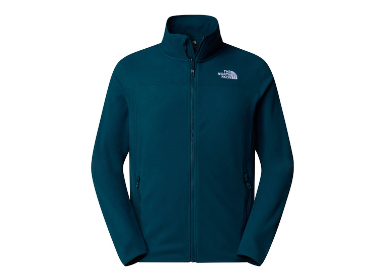 The North Face 100 glacier FZ fleece midnight petrol heren