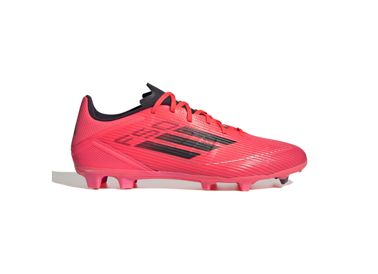 Adidas F50 League FG/MG voetbalschoen turbo/aurora zwart