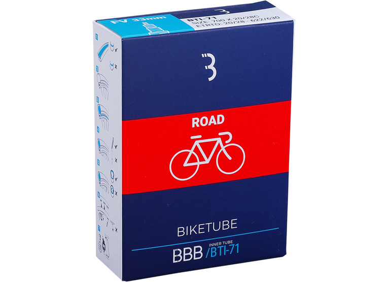 BBB BTI-71 BikeTube 28 binnenband 60mm