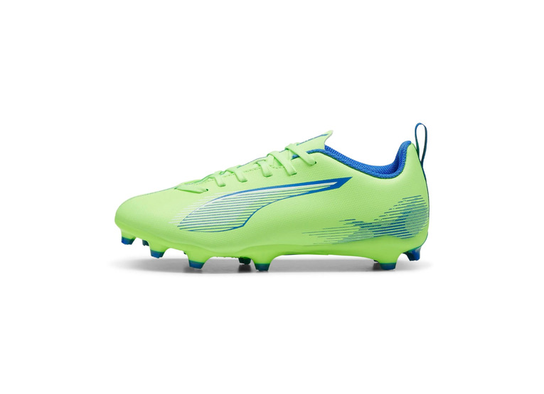 Puma Jr. Ultra 5 play FG/AG voetbalschoen fizzy apple/wit/bluemazing KIDS