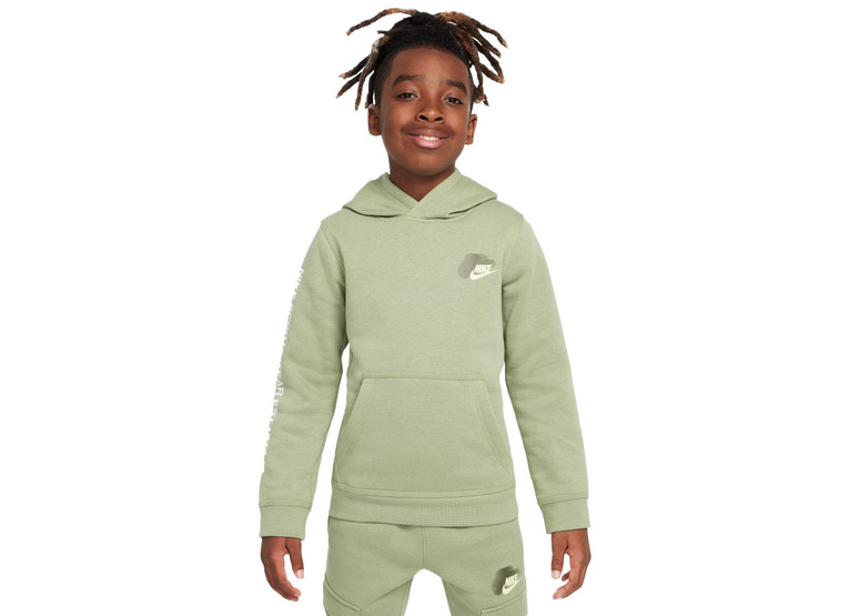 Nike Sportswear Standard issue fleecehoodie oil green KIDS