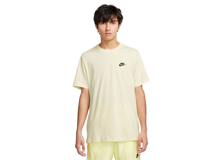 Nike Sportswear Club T-shirt geel heren