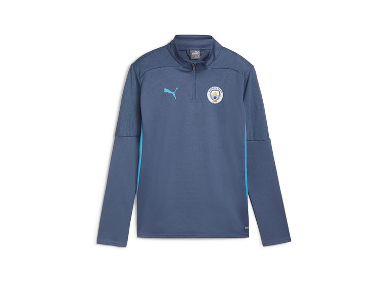 Puma Jr. MCFC training 1/4 zip top inky blue/magic blue KIDS