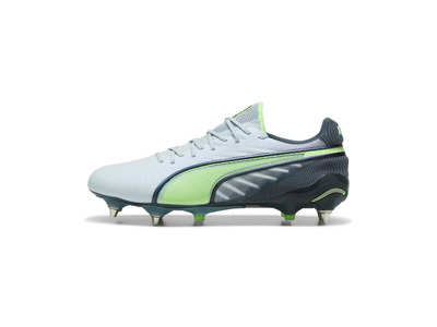 Puma King Ultimate MxSG voetbalschoen wit/bluemazing/flat light grey