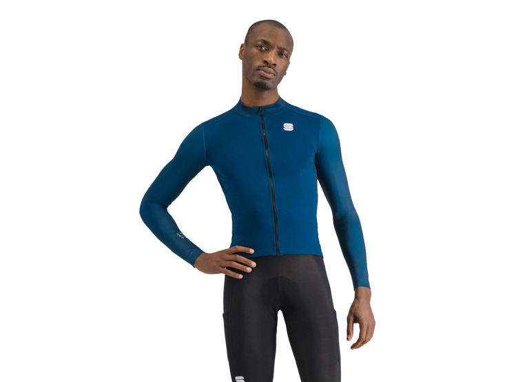 Castelli SRK thermal jersey teal blue heren