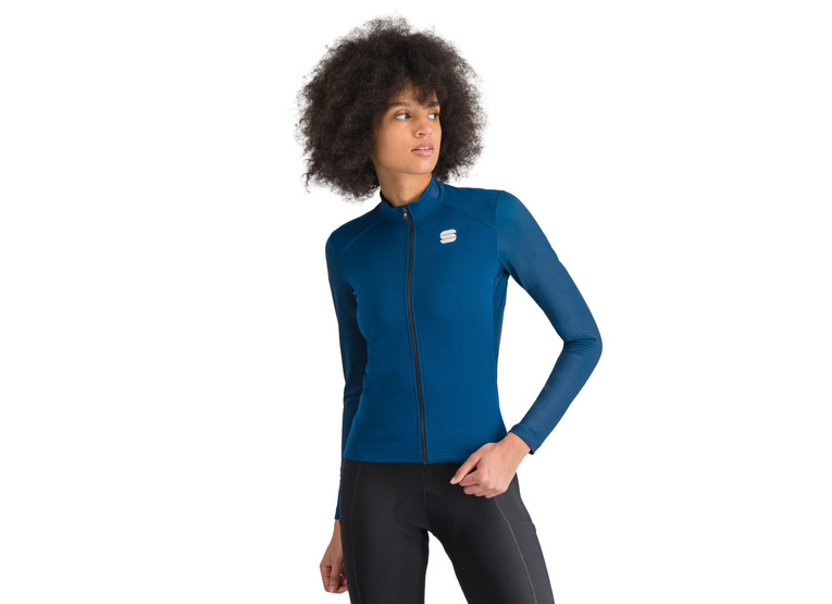 Sportful SRK thermal jersey teal blue dames