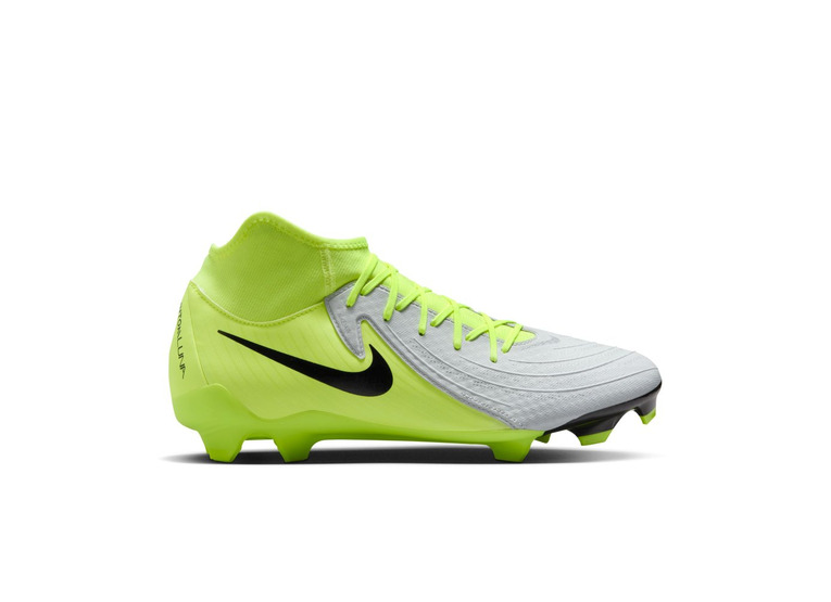 Nike Phantom Luna 2 academy MG high-top voetbalschoen met silver/volt/zwart