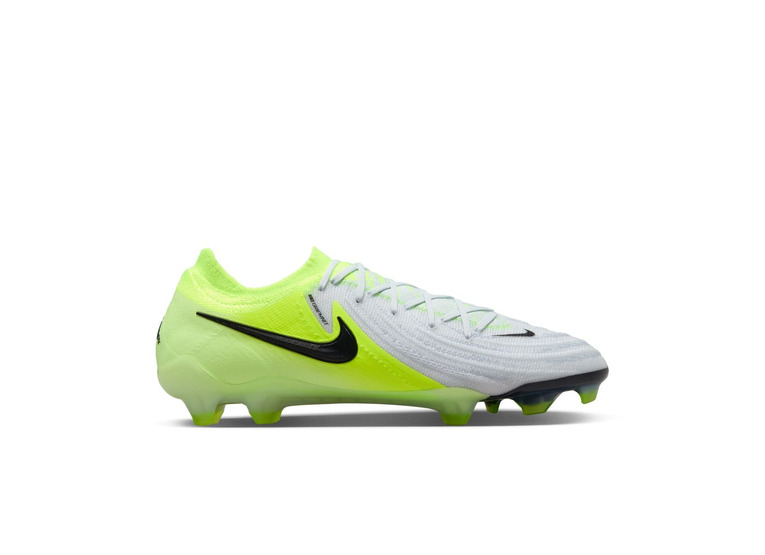 Nike Phantom GX 2 elite low top FG voetbalschoen met silver/volt/zwart