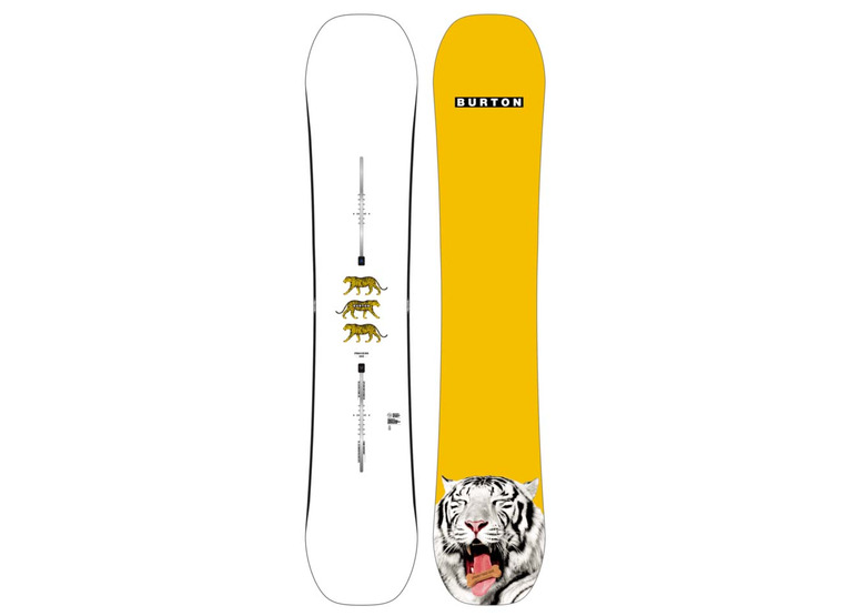 Burton Process Camber snowboard wit/geel heren