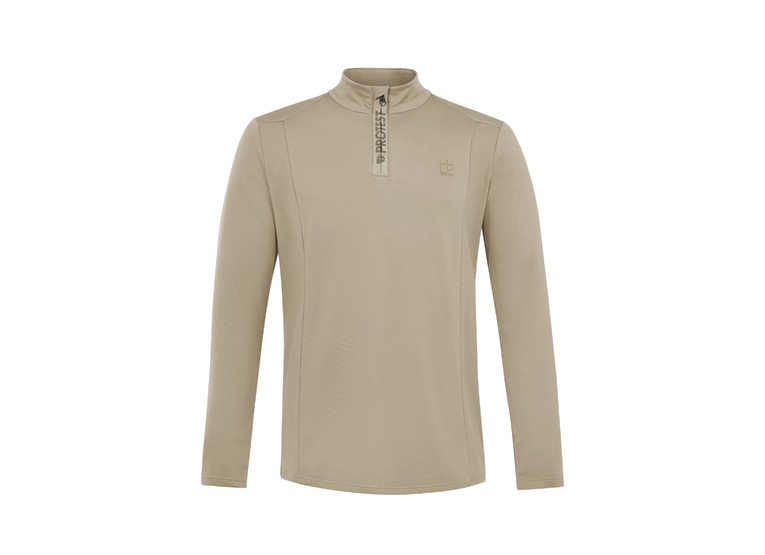 Protest REWILL 1/4 zip active top skipully bamboobeige heren