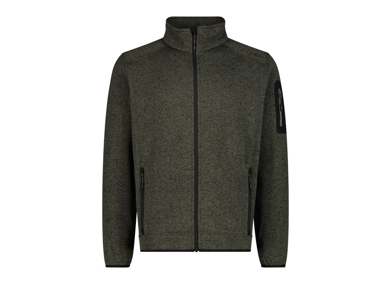 CMP melange knit-tech heavy fleece olive nero heren