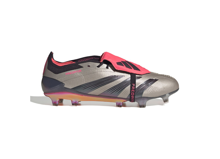 Adidas Predator Elite Fold-Over Tongue FG voetbalschoen platinum met/aurora zwart/carbon