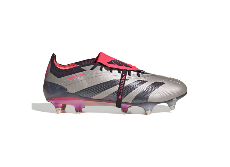 Adidas Predator Elite Fold-Over Tongue SG voetbalschoen platinum met/aurora zwart/carbon