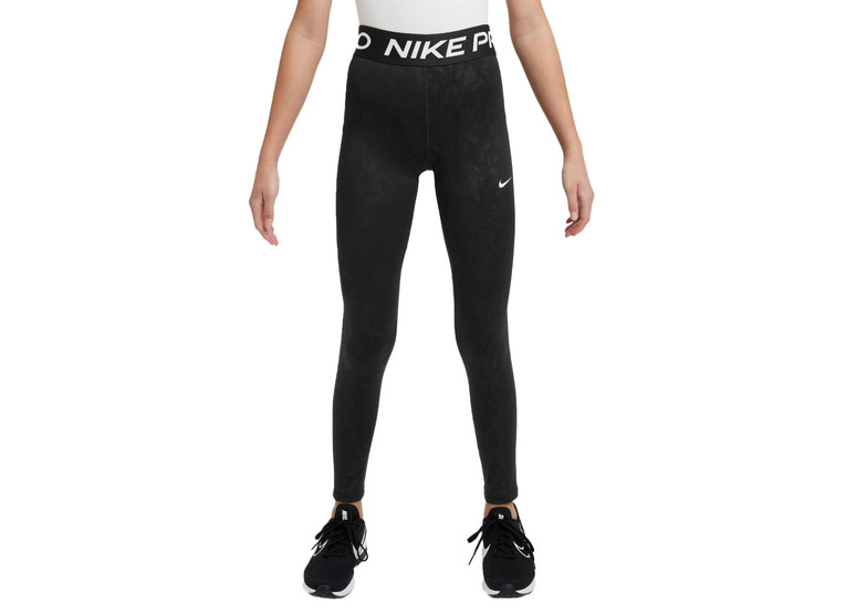 Nike Pro Dri-FIT legging met halfhoge taille zwart meisjes