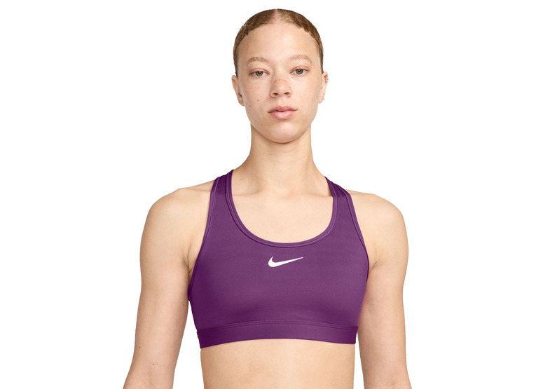 Nike Swoosh Medium Support padded sport-bh hot fuchsia dames