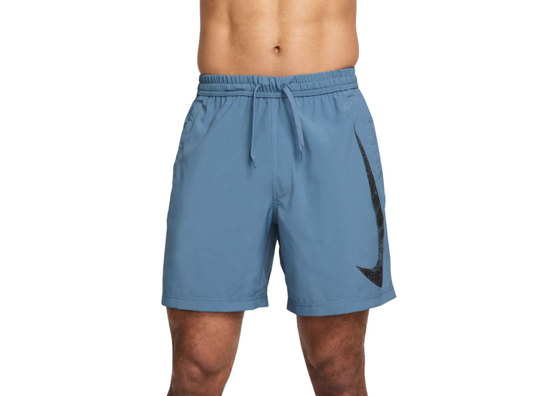 Nike Form Swoosh Dri-FIT trainingsshort blauw heren